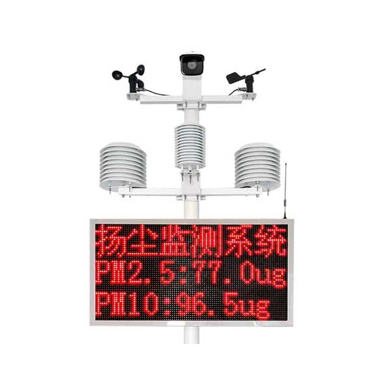 工地揚塵噪聲數據視頻疊加實時發布系統